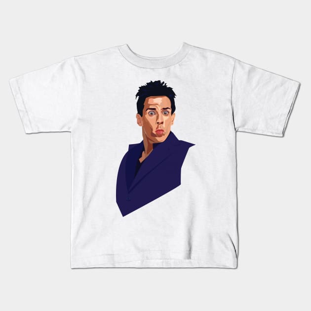 Zoolander - Blue Steel Kids T-Shirt by meganyiu